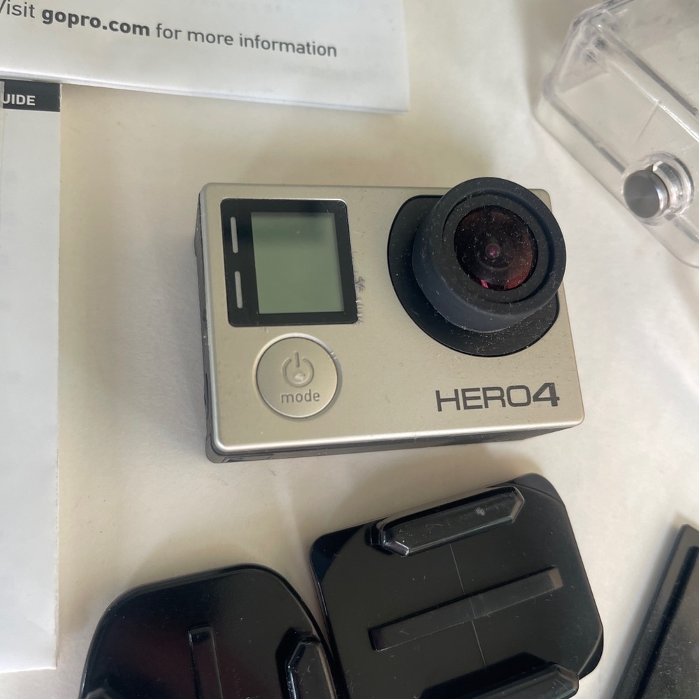 GoPro HERO4 SILVER Action Camera Bundle Attachments For Various Mediums